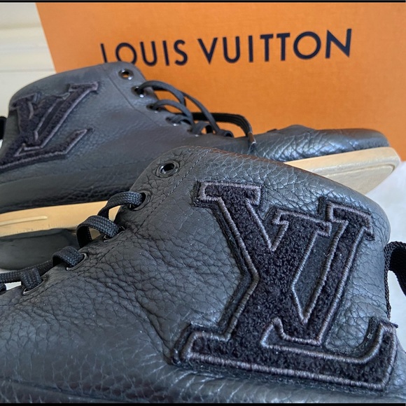 Authentic Louis Vuitton Leather Sneaker Boots sz 7 - Picture 10 of 15